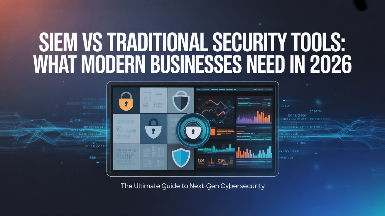 SIEM vs Traditional Security Tools: What Modern Businesses Need in 2026